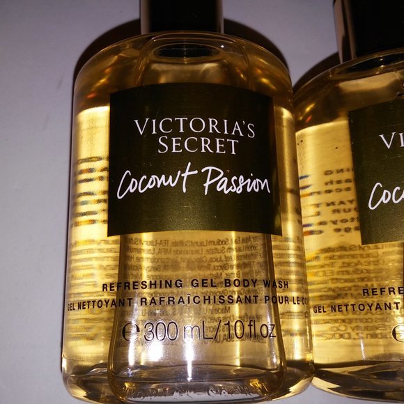 Set of 3 Victoria Secret Bodywash Coconut Passion 10oz Each‎ Refreshing Gel New - Picture 3 of 6